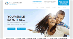 Desktop Screenshot of falconparkdentalgroup.com